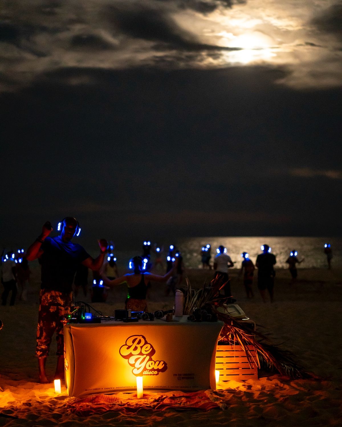 Full moon silent disco this Wednesday February 12th at Singer Island Beach. One…
