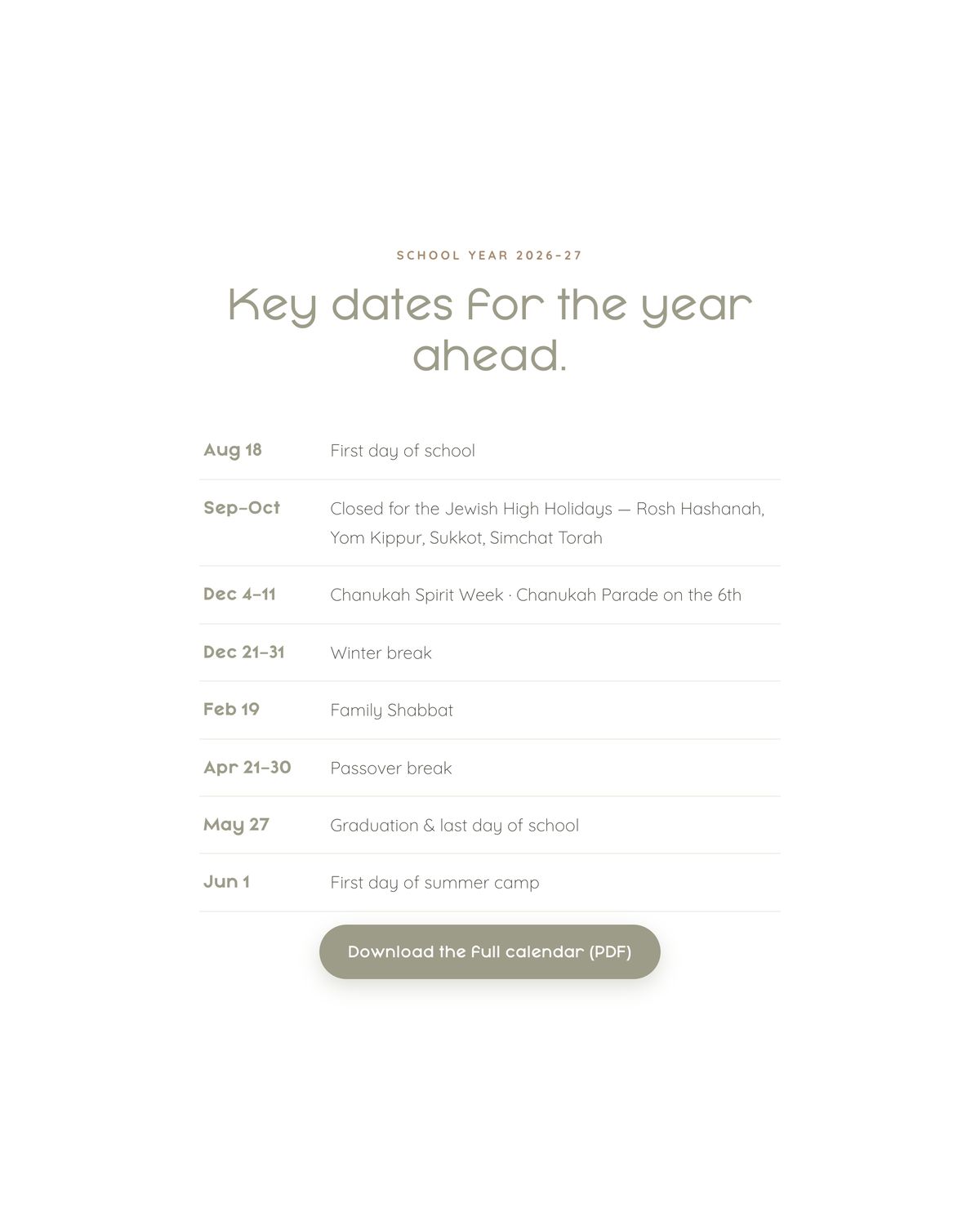 12 calendar